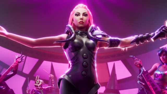 Lady Gaga in Fortnite Festival Season 2: Unlock Your Talent.